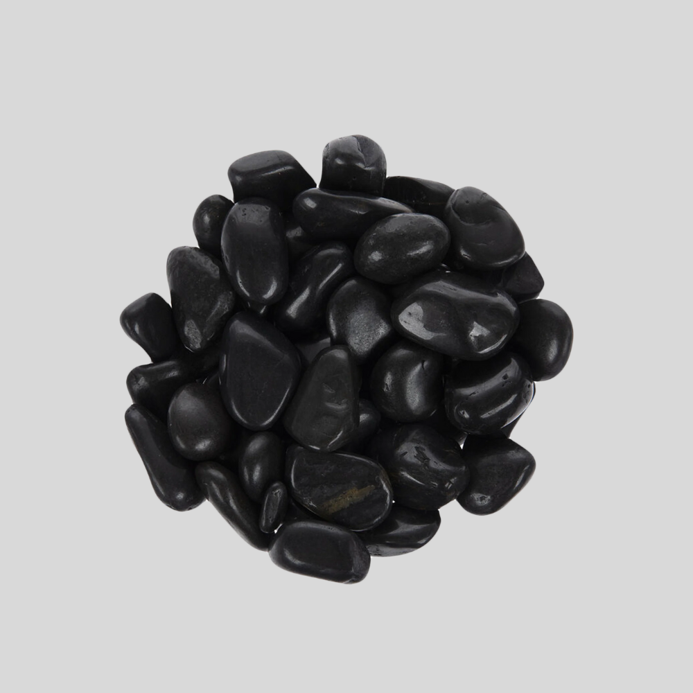 Polished Pebbles Black 1KG – Sri Sai Nursery Garden